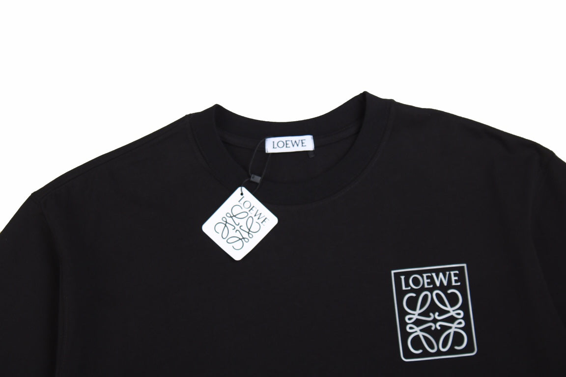 Loewe Embroidered Logo T-Shirt (Black)