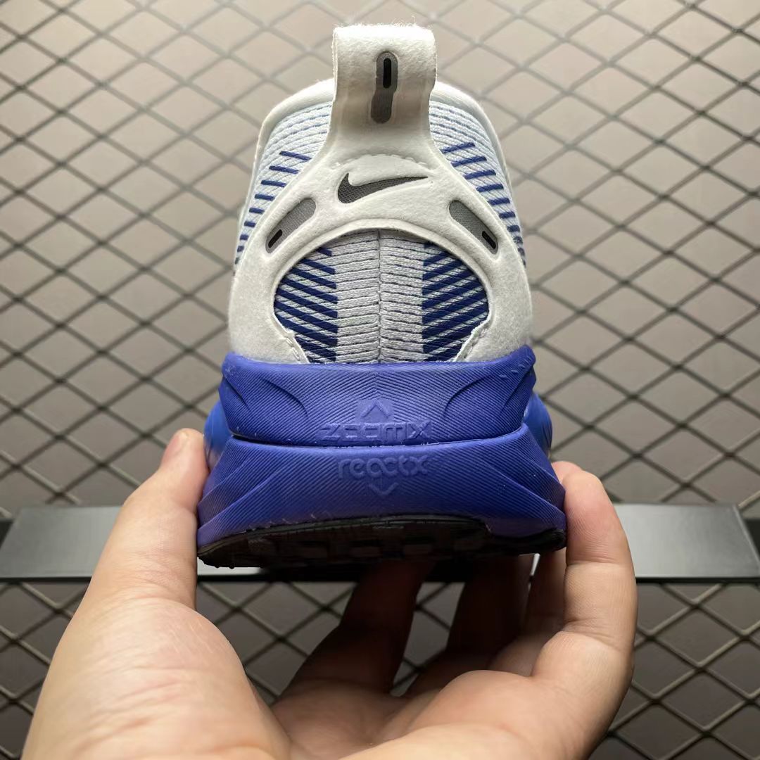 Nike Zoom Vomero in White/Blue: Cloudburst Performance