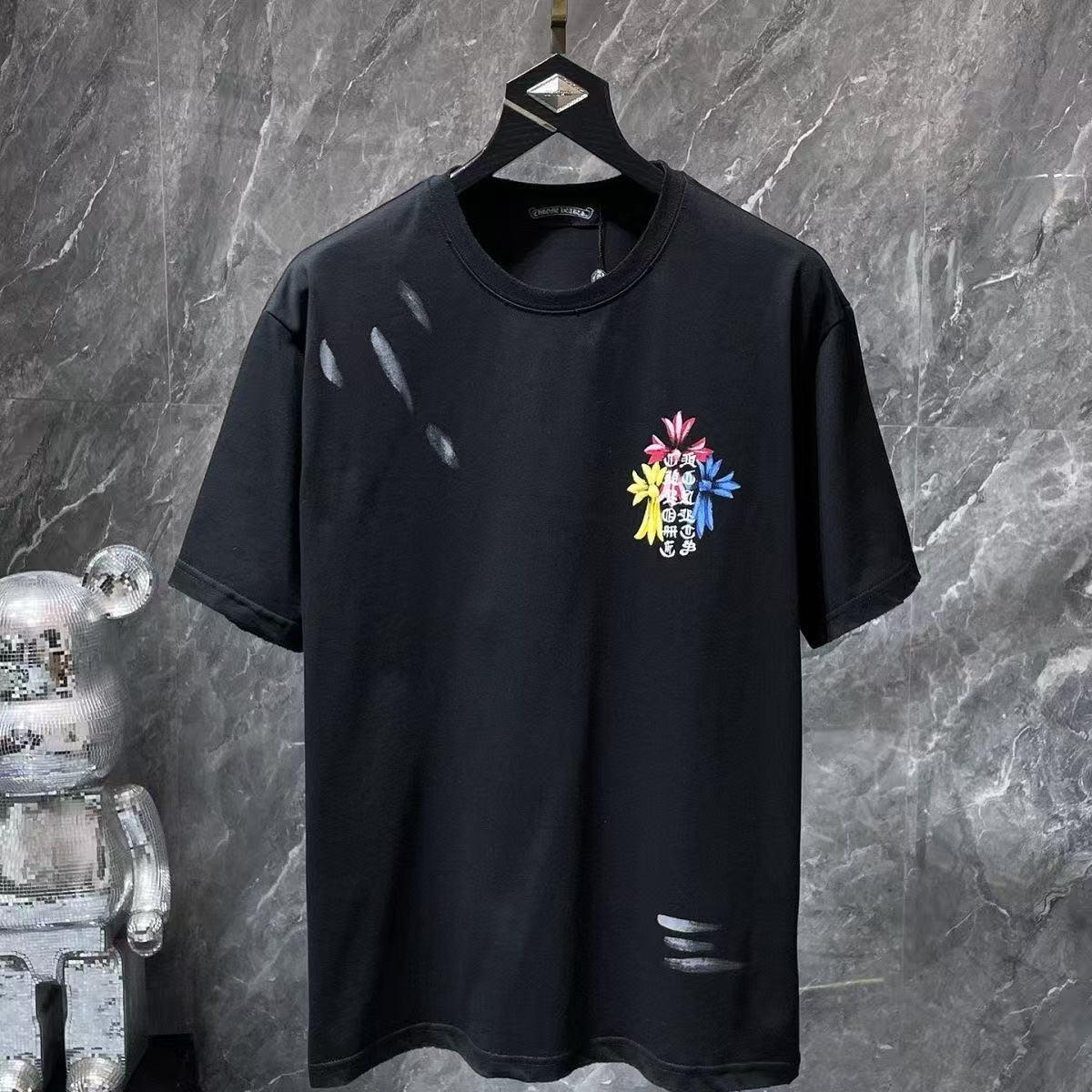 Chrome Hearts Classic Crewneck T-Shirt in Black/Multicolor