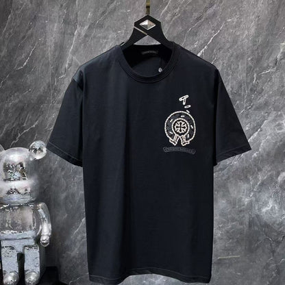 Chrome Hearts Classic Crewneck T-Shirt in Black/White
