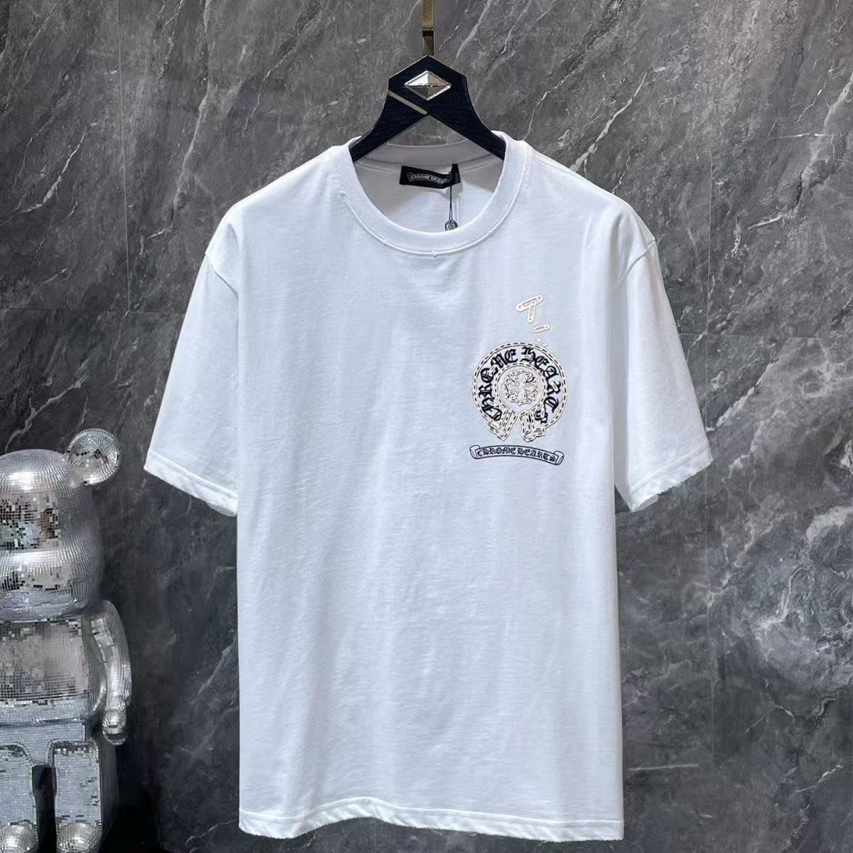 Chrome Hearts Classic Crewneck T-Shirt in White/Black