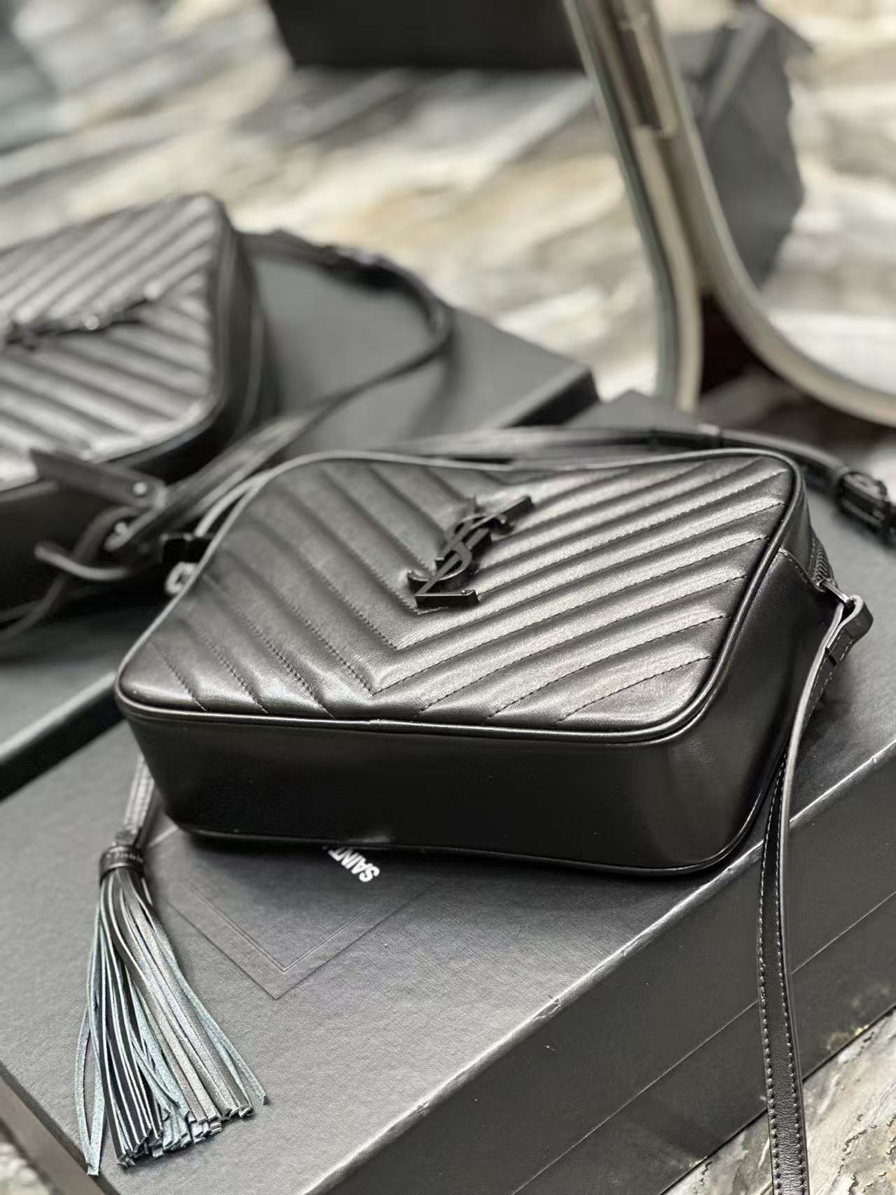 Saint Laurent Black Bag with Black Hardware