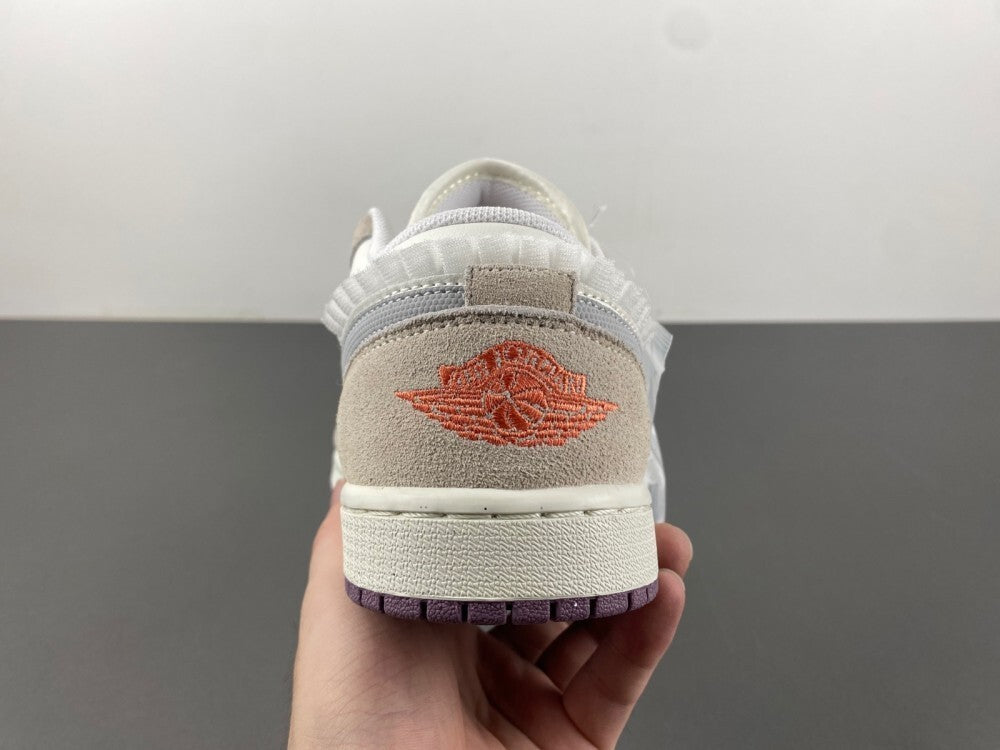 Air Jordan 1 Low "Heather Grey / Violet"