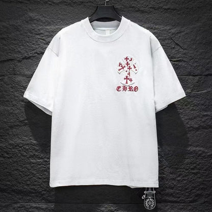 Chrome Hearts T-shirt in White/Pink: Soft Provocation