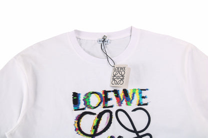 Loewe T-shirt with Colorful Logo