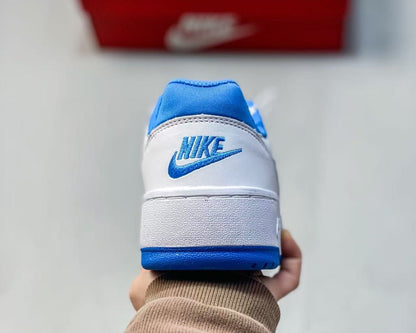 Nike Air Full Force Low in White/Blue: Nautical Legacy
