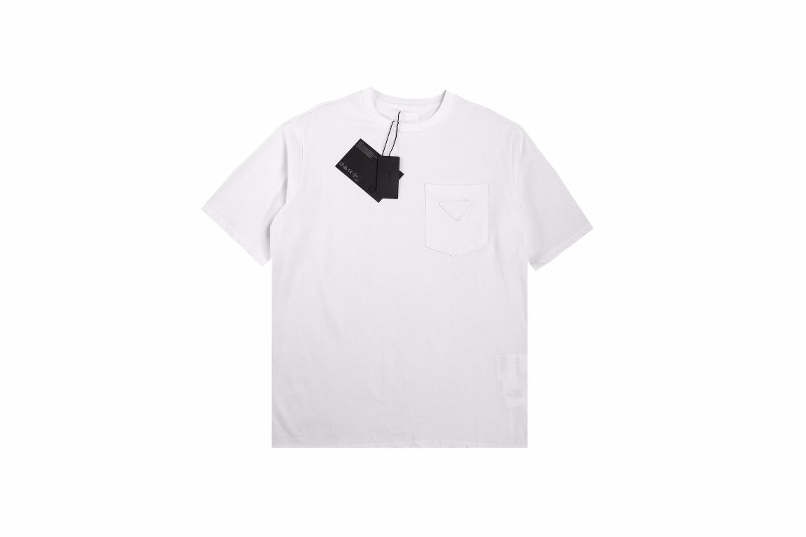 Pra*a logo pocket t-shirt (white)