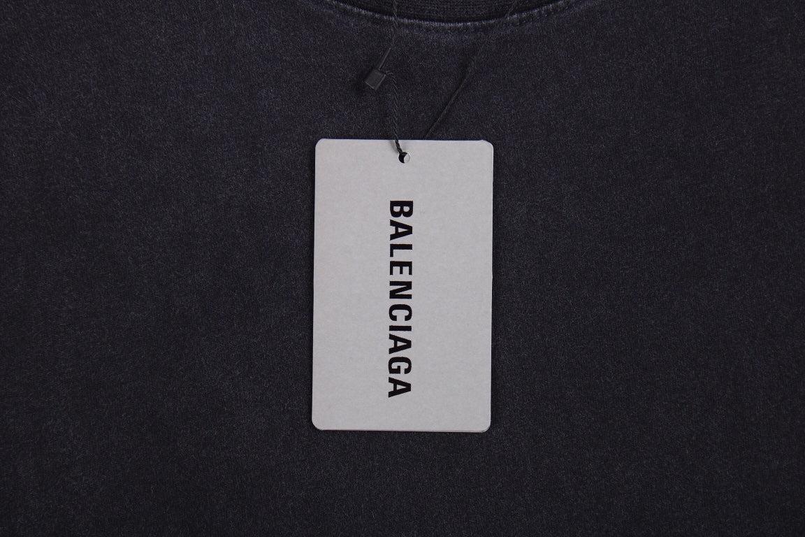 Ba*len*cia*ga t-shirt with washed effect