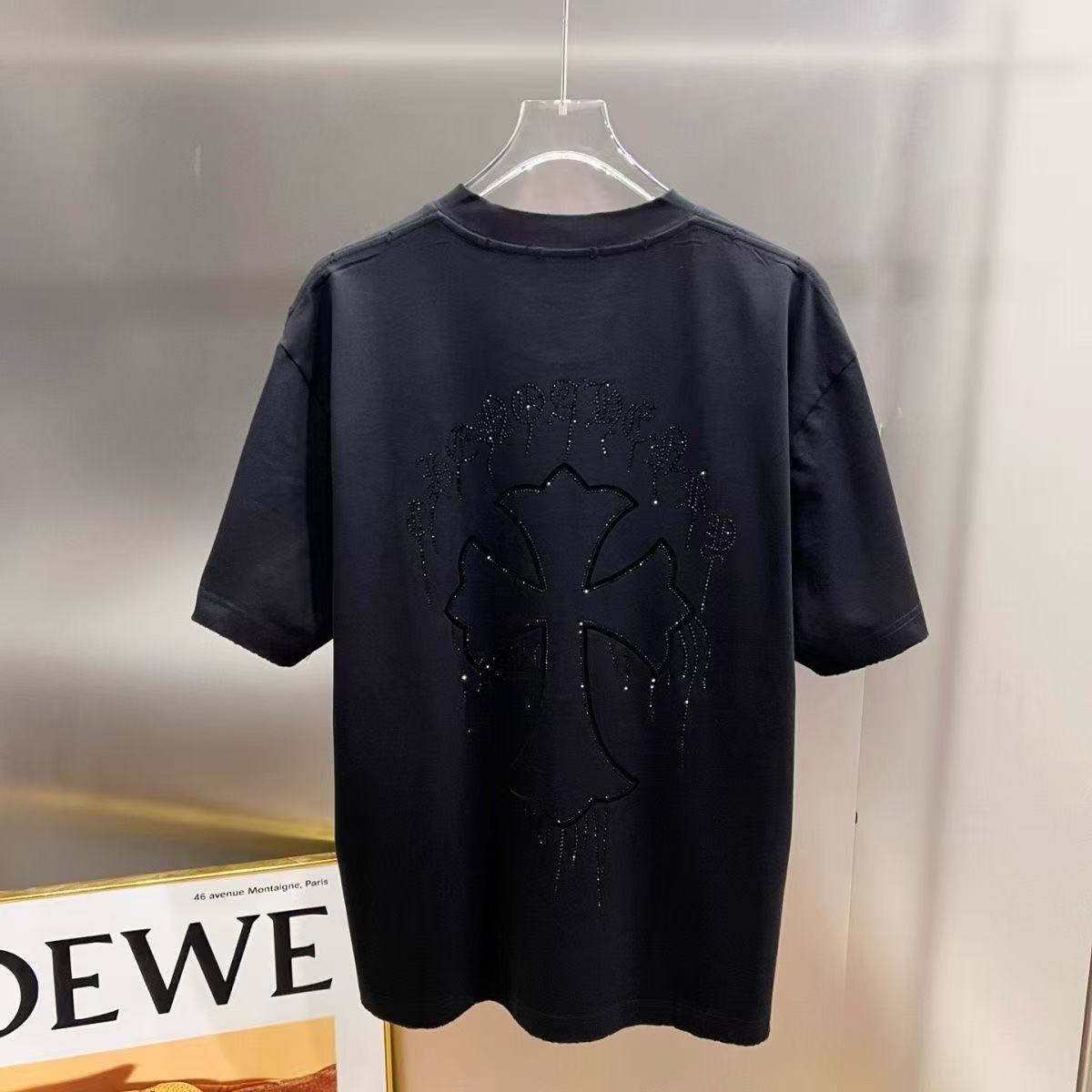 Chrome Hearts Classic Crewneck T-Shirt in All Black
