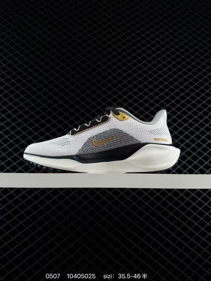 Nike Air Zoom Pegasus 41 “Grey/Metallic Gold” – Premium Daily Runner