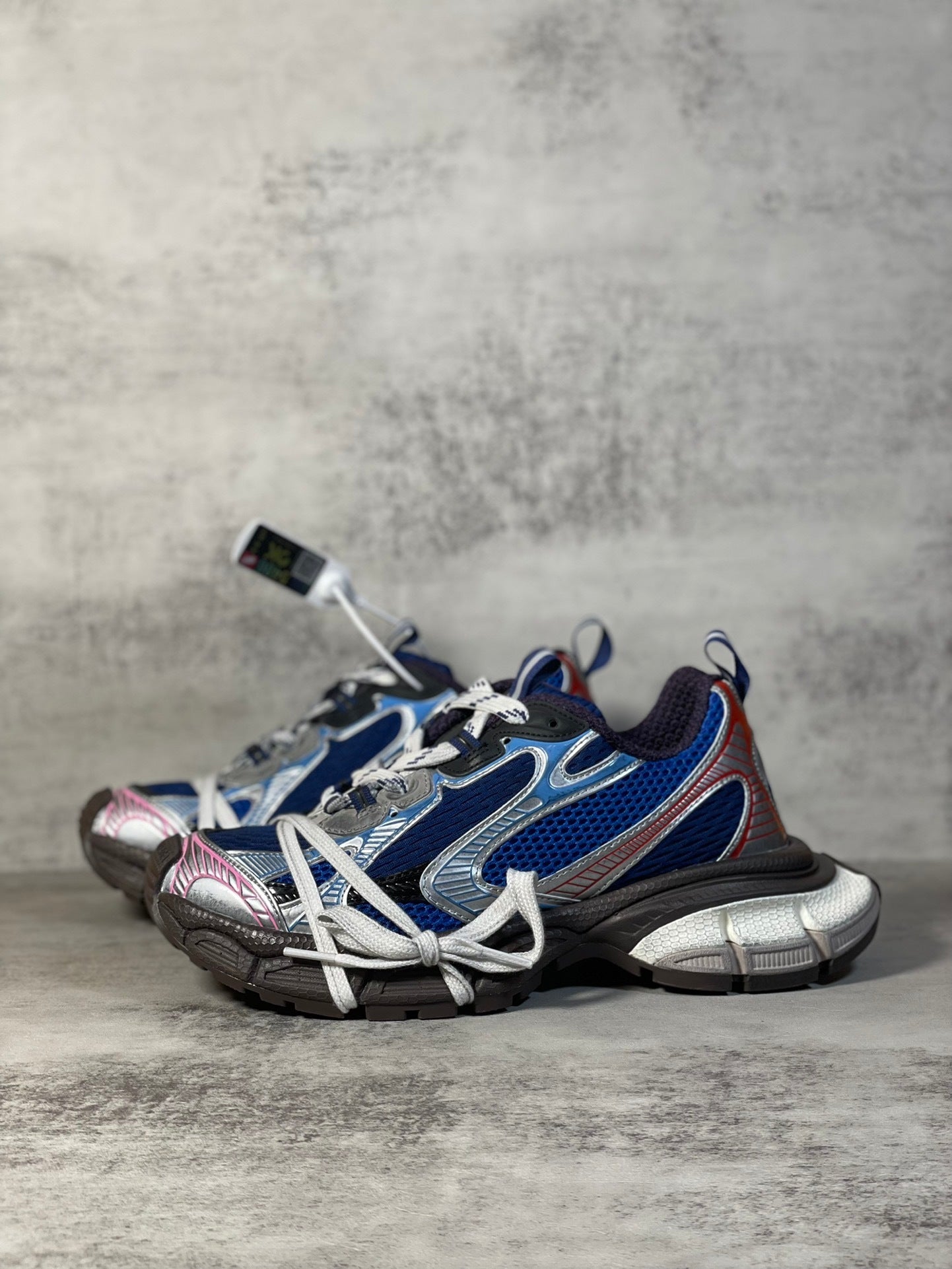 Balenciaga 3XL Sneaker in Grey/Blue: Aerial Architecture