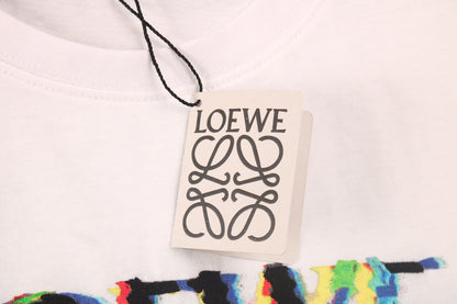 Loewe T-shirt with Colorful Logo