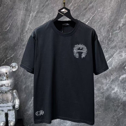 Chrome Hearts Classic Crewneck T-Shirt in Black/White