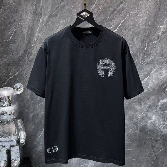 Chrome Hearts Classic Crewneck T-Shirt in Black/White