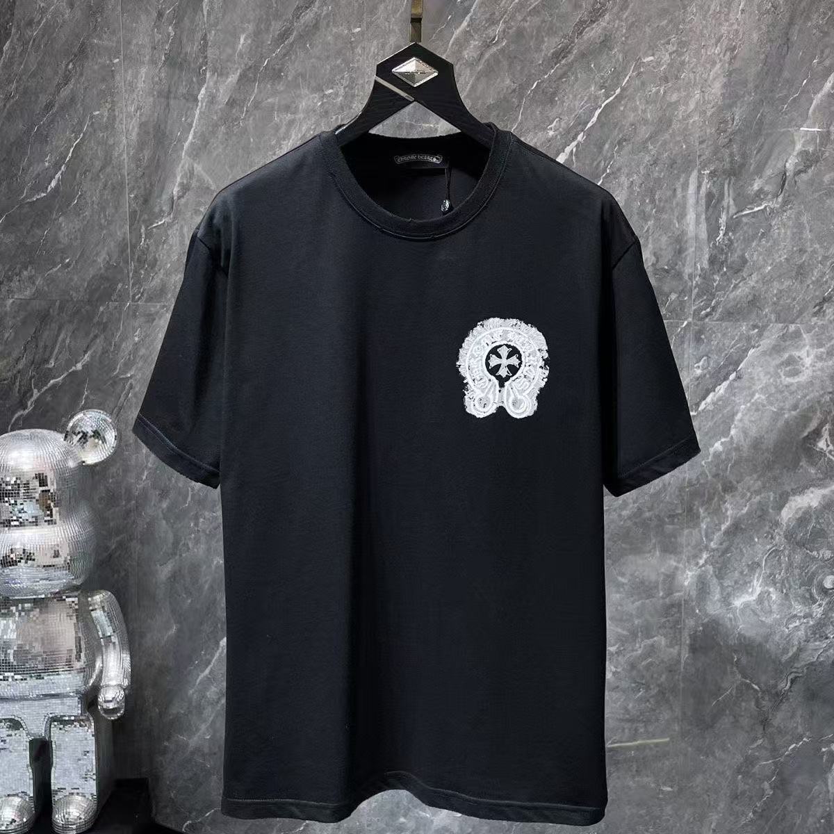 Chrome Hearts Classic Crewneck T-Shirt in White/Black