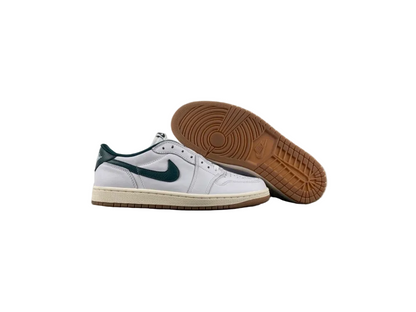 Air Jordan 1 Low "White/Green Rubber"
