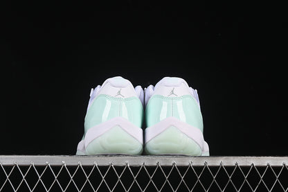 AIR JORDAN 11 LOW "ICE BLUE" (WHITE/GREEN)