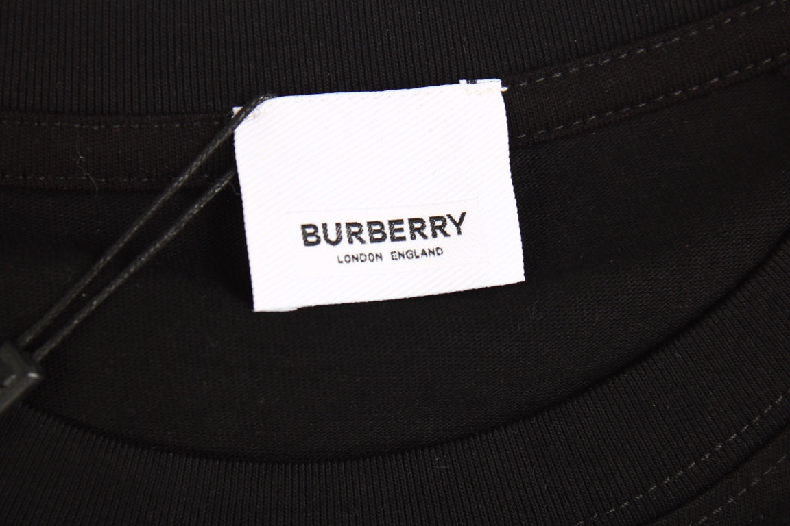 Burberry T-Shirt with Strikethrough Logo