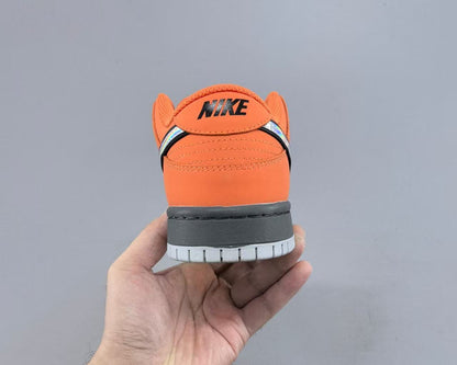 Nike SB Dunk Low “Muni Fast Pass” – Safety Orange/Baroque Brown