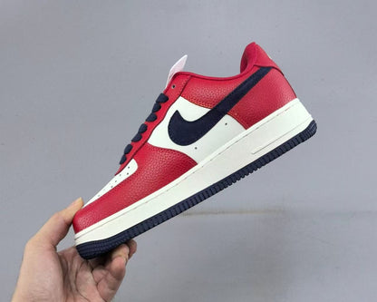 Nike Air Force 1 '07 “White/Red” – Classic Court Contrast