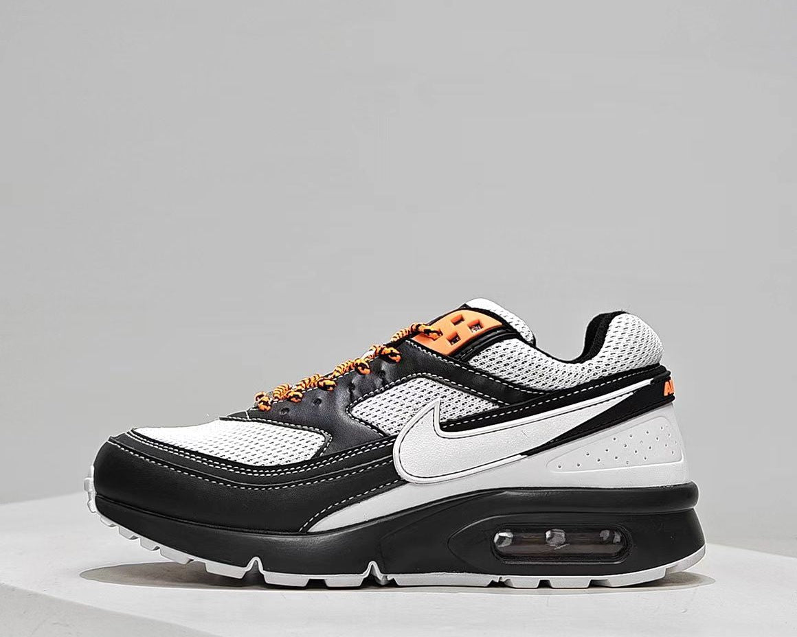 Nike Air Max 90 “Black/White/Safety Orange” – Iconic Contrast
