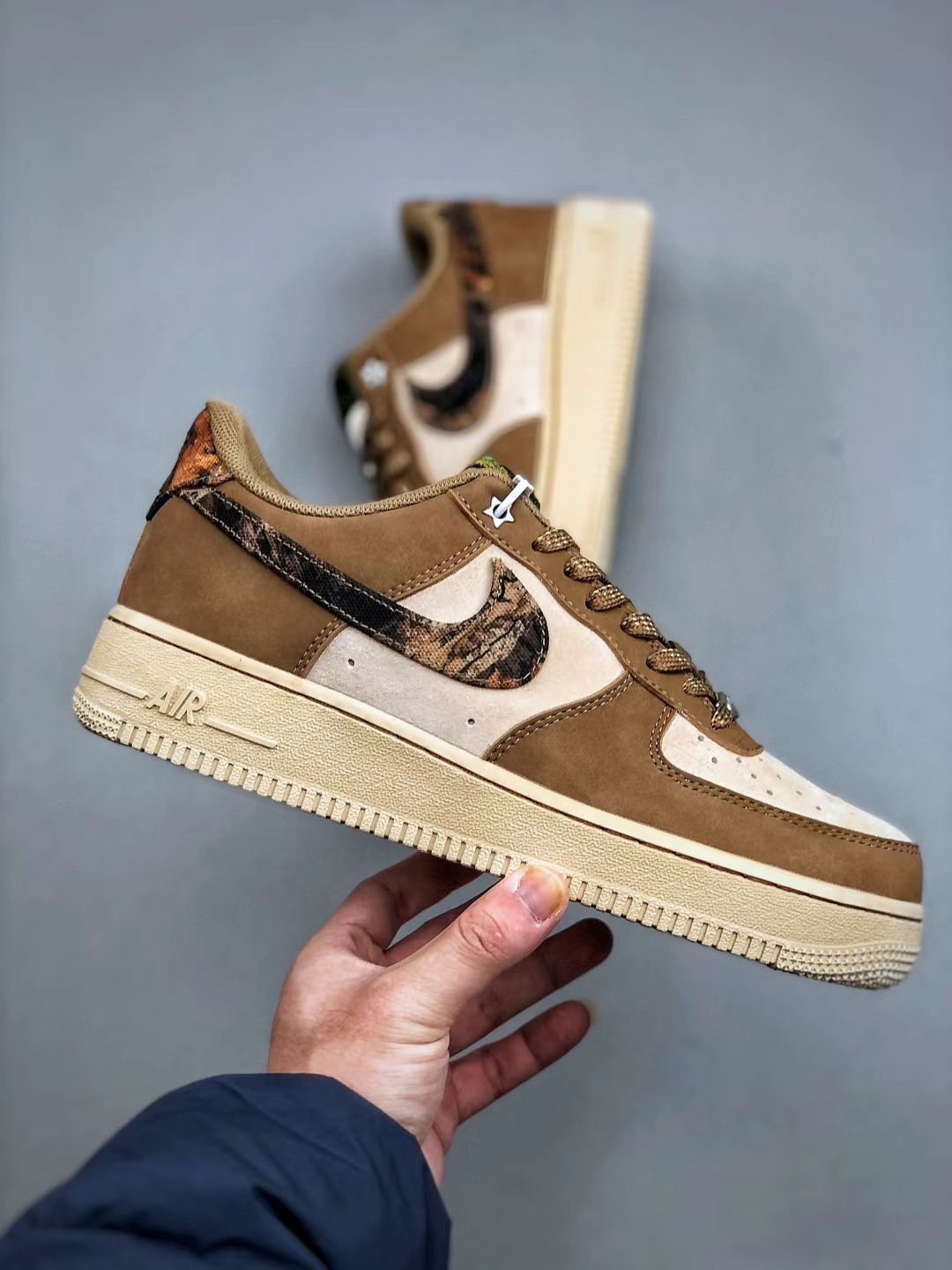 Nike Air Force 1 "Brown/Yellow" – Earth-Toned Heritage