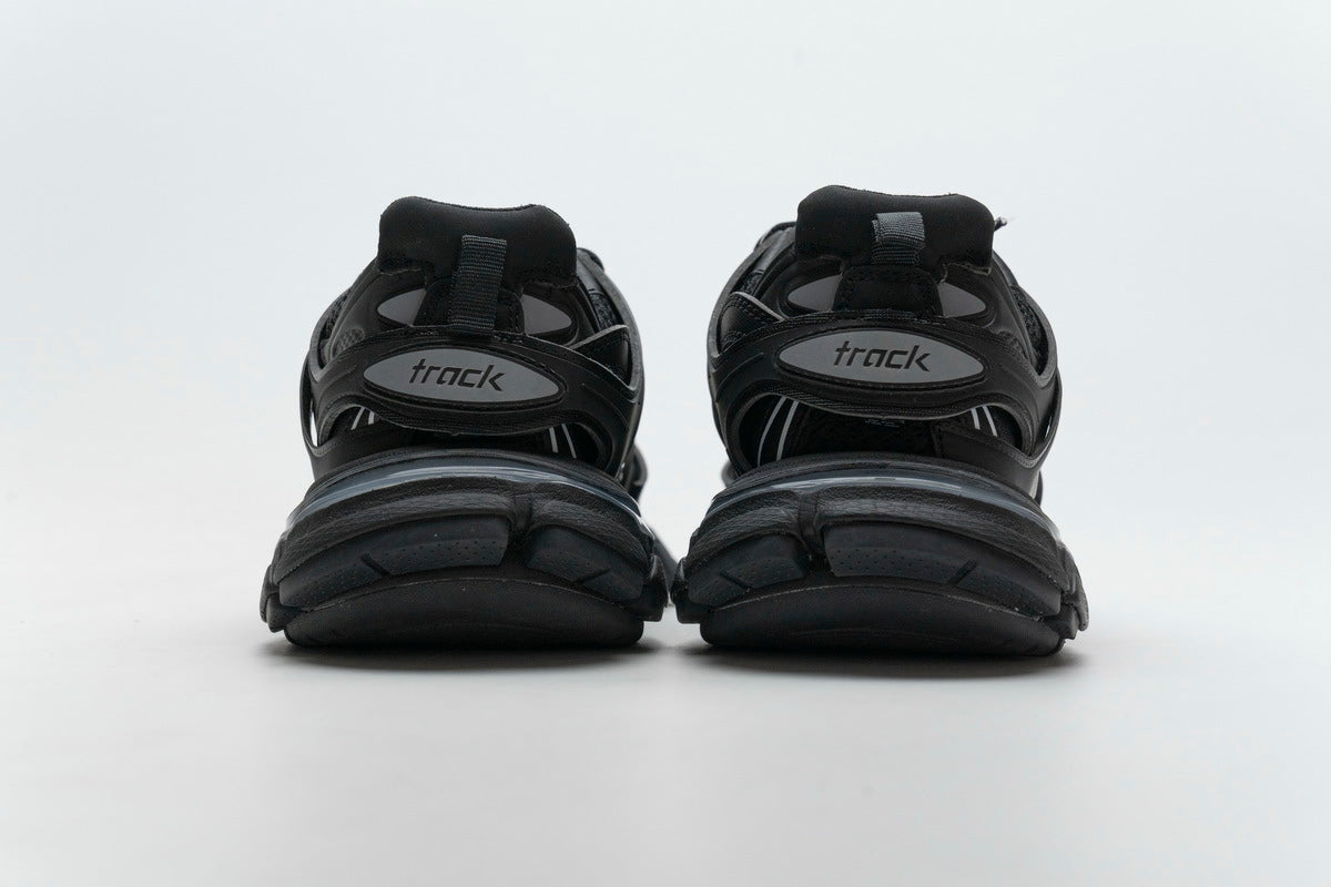 Balenciaga in Black with LED Lights: Illuminated Avant-Garde