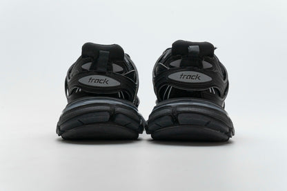 Balenciaga in Black with LED Lights: Illuminated Avant-Garde