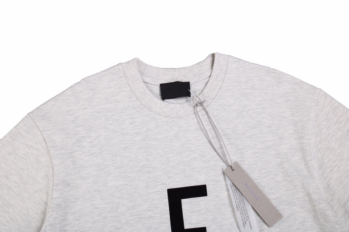 Fear of God Letter F T-Shirt (Light Grey)