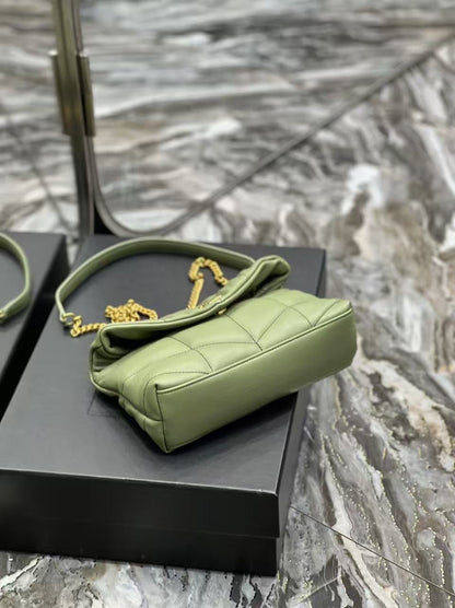 Saint Laurent Avocado Green Crossbody Bag
