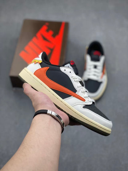 Nike Air Jordan 1 Low – White / University Red / Varsity Gold