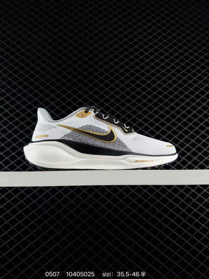 Nike Air Zoom Pegasus 41 “Grey/Metallic Gold” – Premium Daily Runner