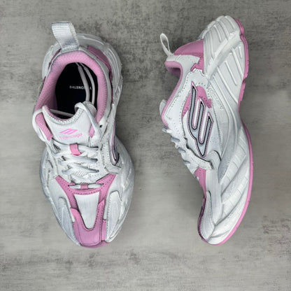 Balenciaga Hamp tons Sneaker in White/Pink: Subtle Disruption