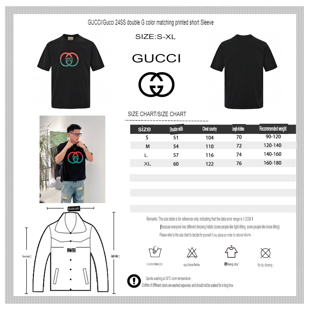 Gucci Interlocking GG Black T-Shirt