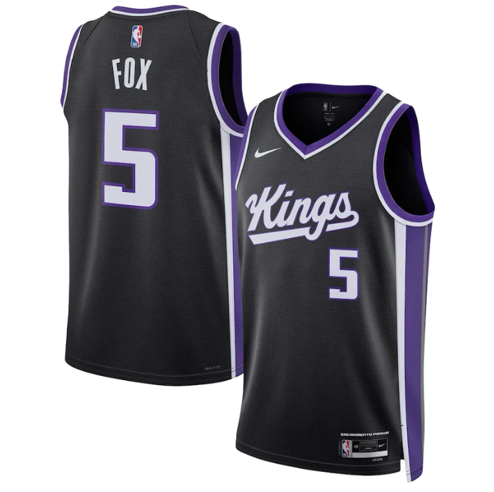 DE'AARON FOX SACRAMENTO KINGS ICON JERSEY - Prime Reps