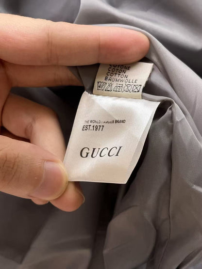 Gucci Blue Hooded Jacket