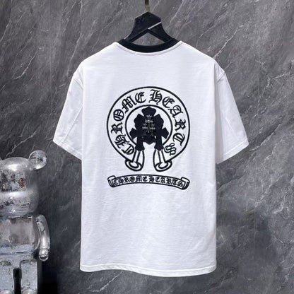 Chrome Hearts Classic Crewneck T-Shirt in White/Black