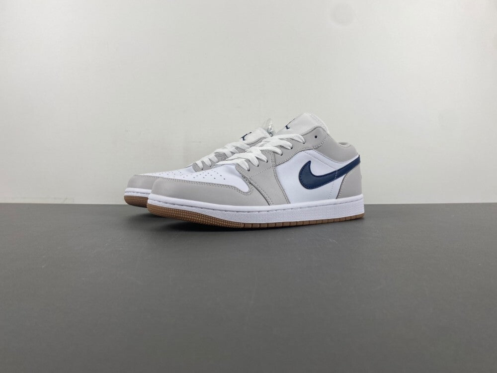 Air Jordan 1 Low "White/Grey/Navy"