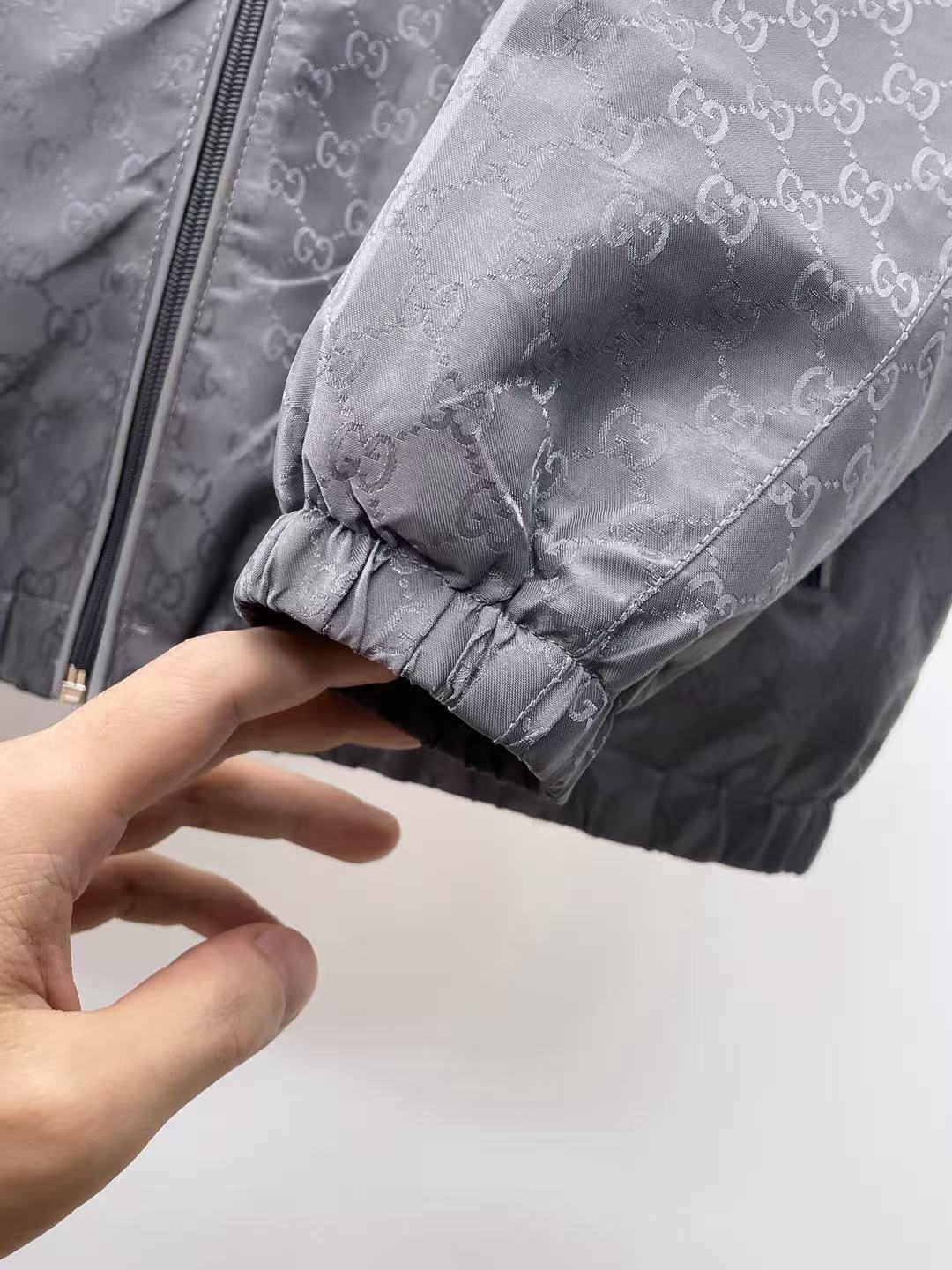 Gucci Blue Hooded Jacket
