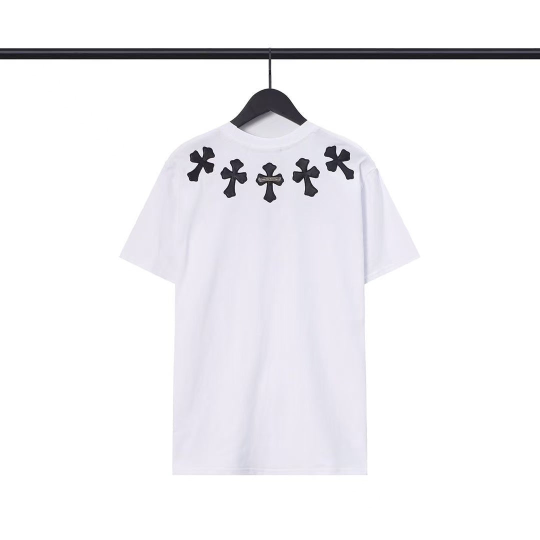Chrome Hearts Classic Crewneck T-Shirt in White/Black