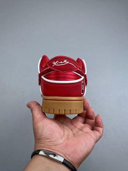 Nike Dunk Low “University Red” – Iconic Color-Block Legacy