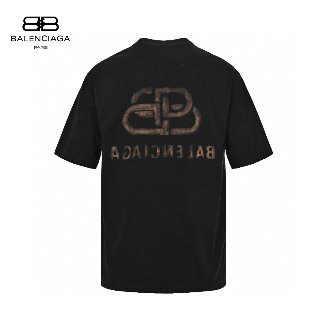 Ba*len*cia*ga t-shirt - monochrome logo