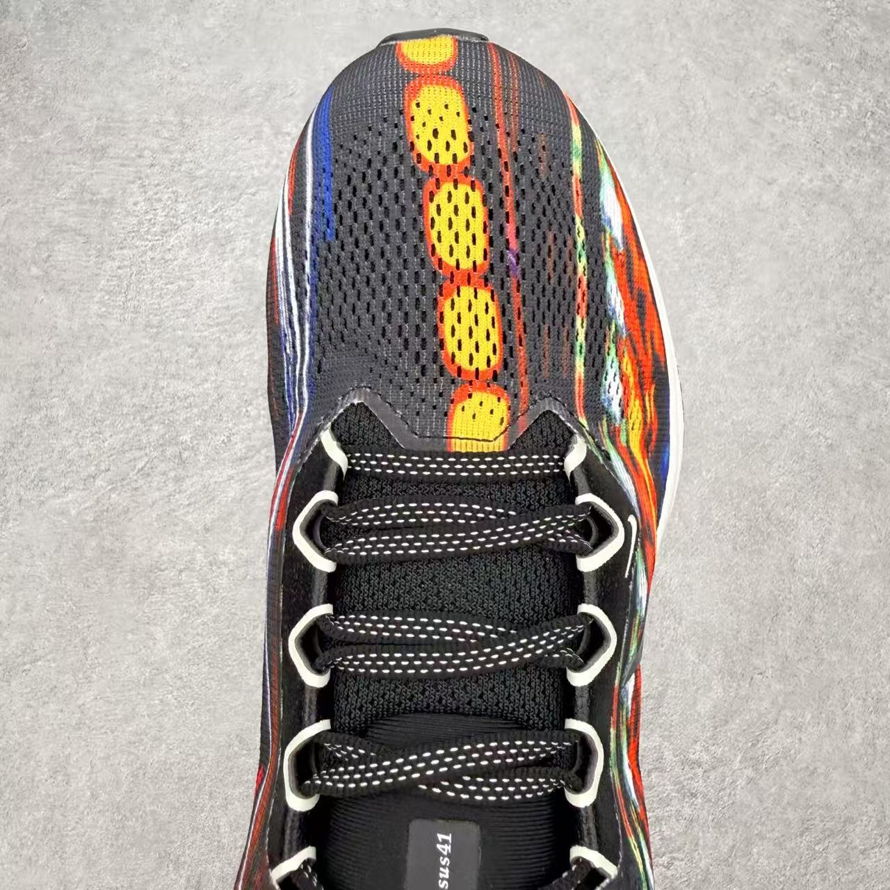 Nike Zoom Pegasus in Black/Red with Iridescent Detail: Nocturnal Ignition