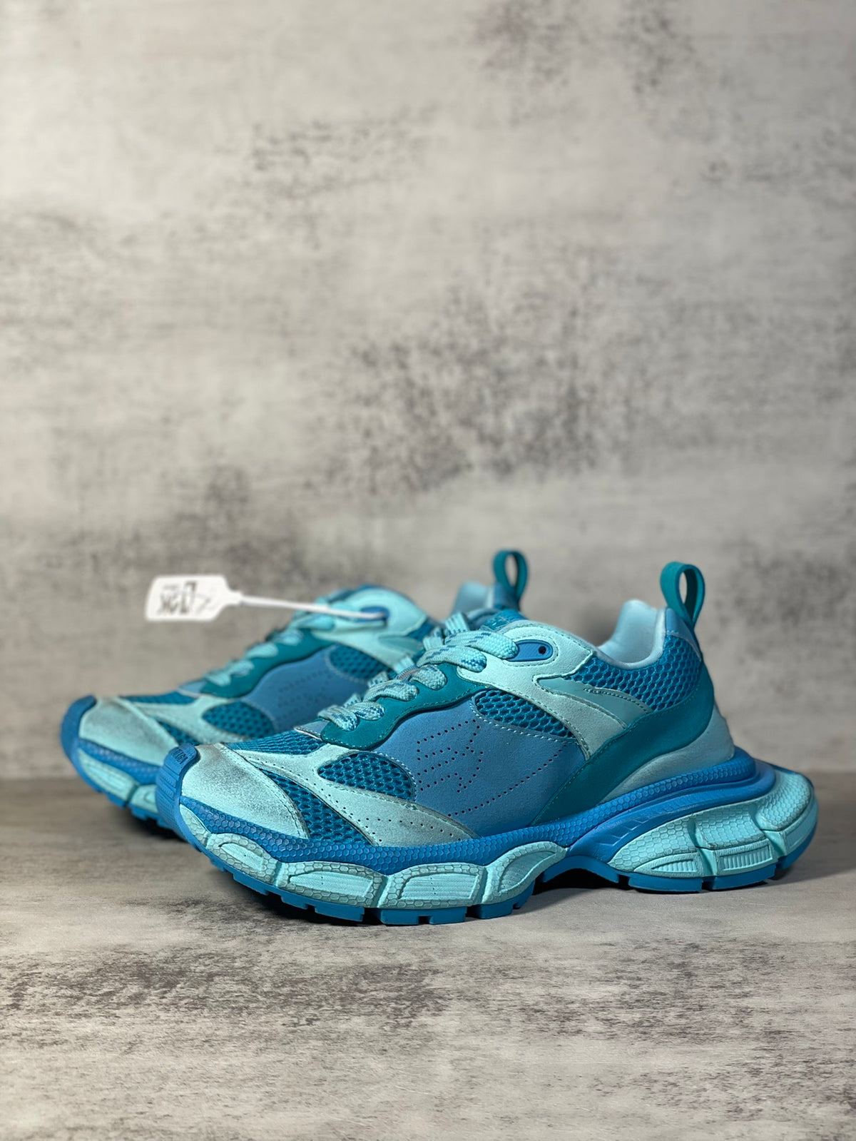 Balenciaga 3XL Sneaker in Ripple Blue: Aquatic Monument