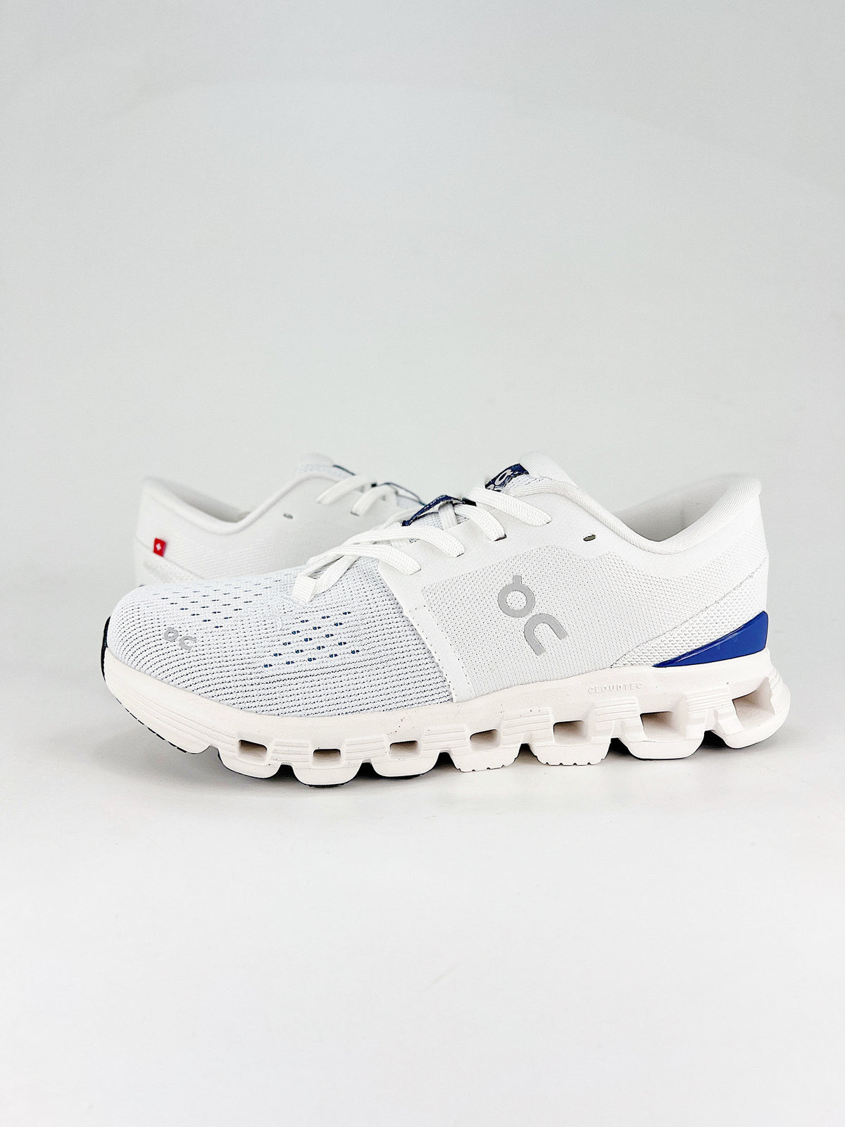 On Low-Top in White/Blue: Coastal Clarity