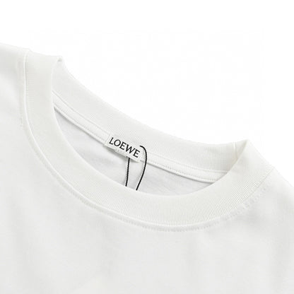 Loewe T-Shirt - White with Black Pocket