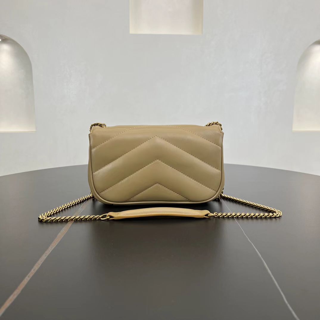 Saint Laurent Lambskin Chain Bag