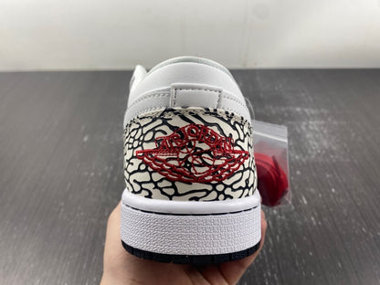 Air Jordan 1 Low “White/Grey Snake”