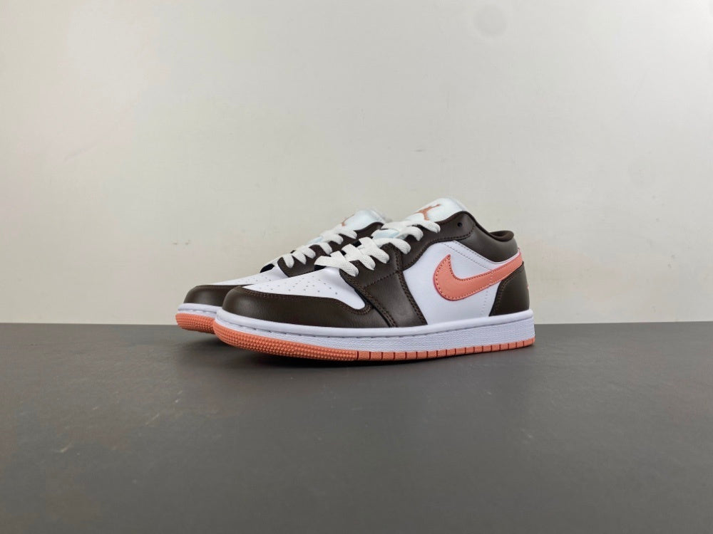 Air Jordan 1 Low "White Coffee Pink"