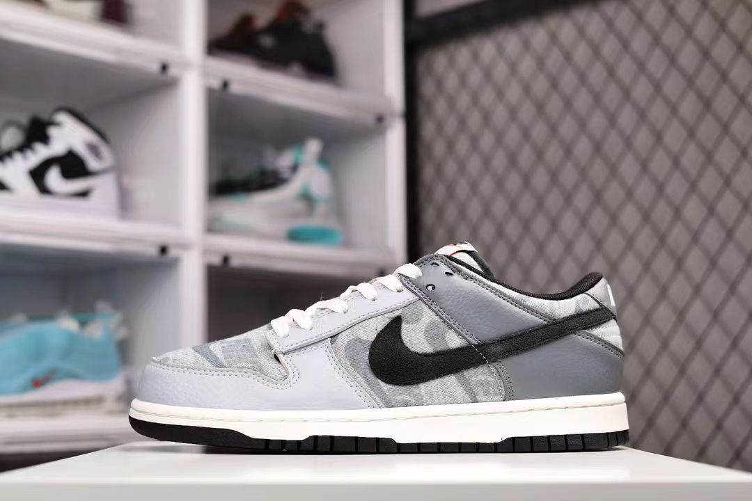 Nike Dunk Low "Black/White/Light Smoke Grey" – Monochrome Mastery